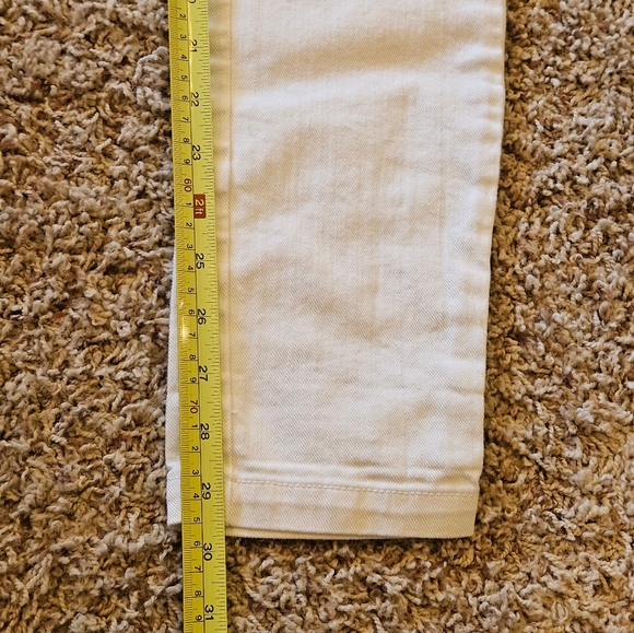 Don't Cry Milan Italian White Art Jeans TG 26 Mod Clivia Low Rise Size 26 Skinny - Picture 10 of 11